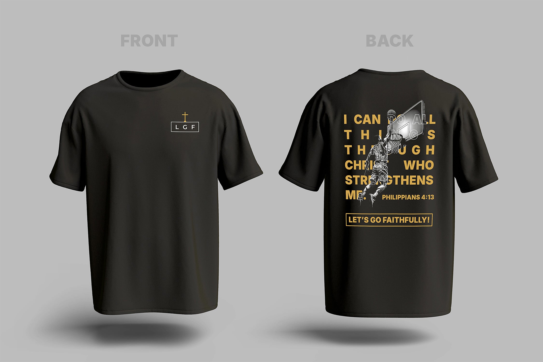 T-shirt Basketball Phil. 4:13