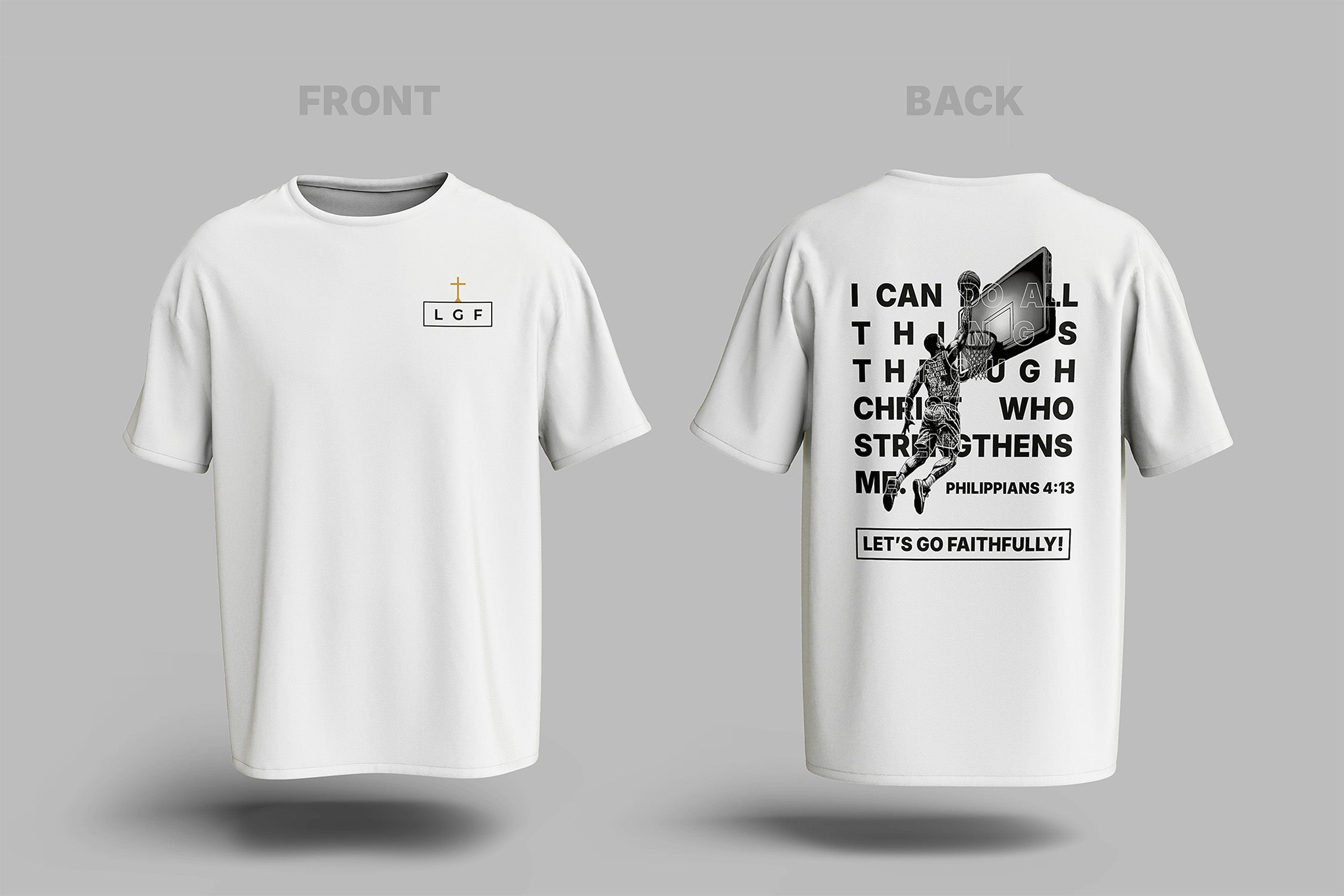 T-shirt Basketball Phil. 4:13