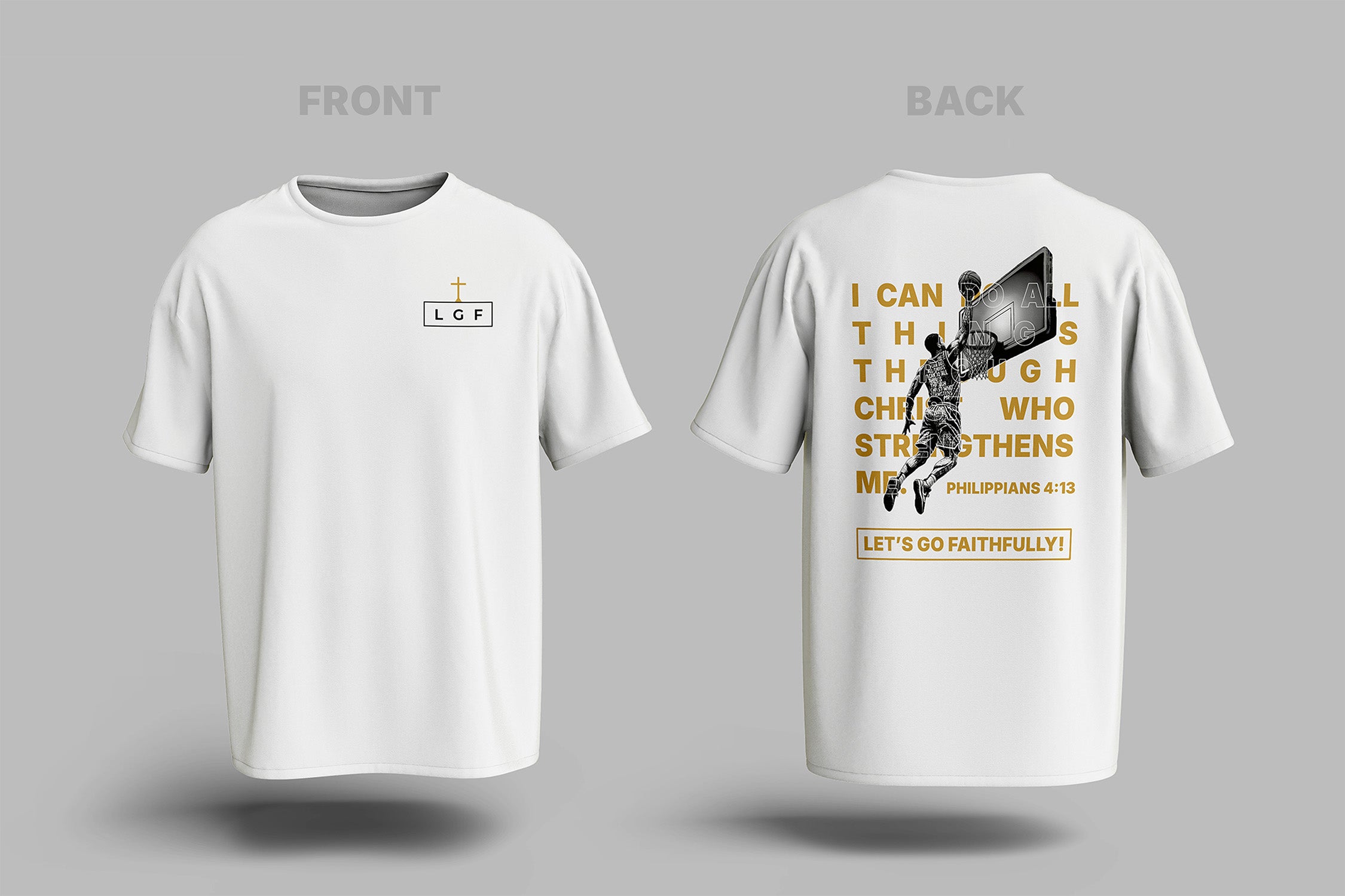 T-shirt Basketball Phil. 4:13