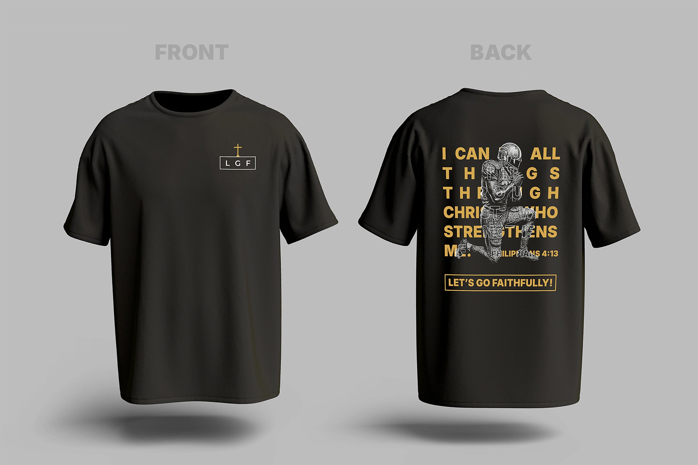 T-shirt Football Phil. 4:13