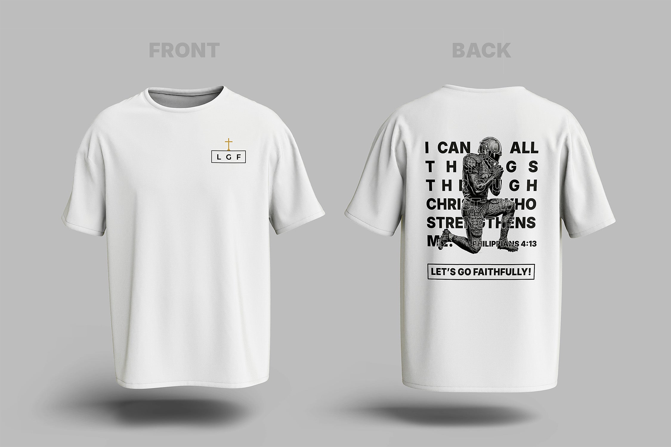 T-shirt Football Phil. 4:13