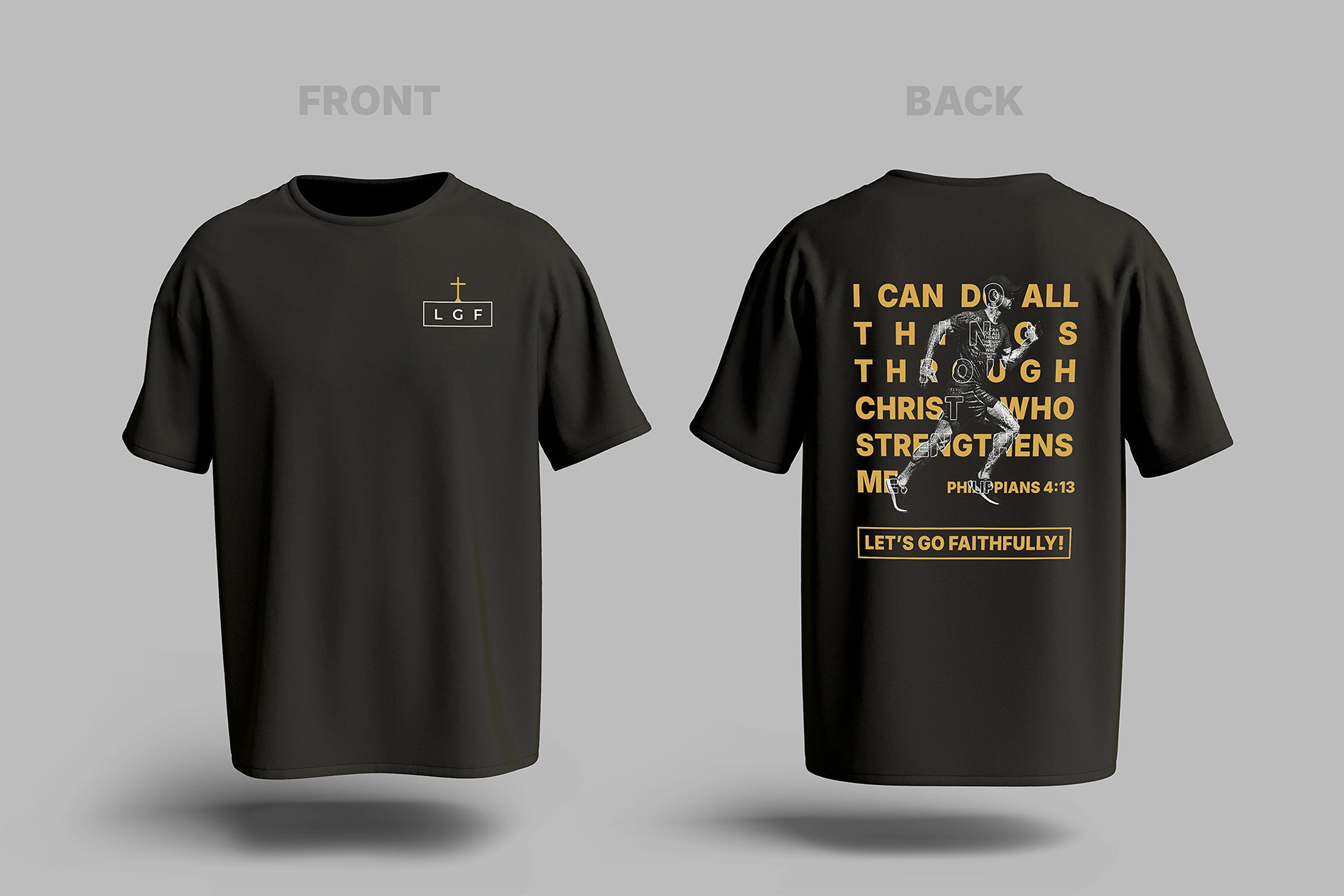 T-shirt Runner M Phil. 4:13