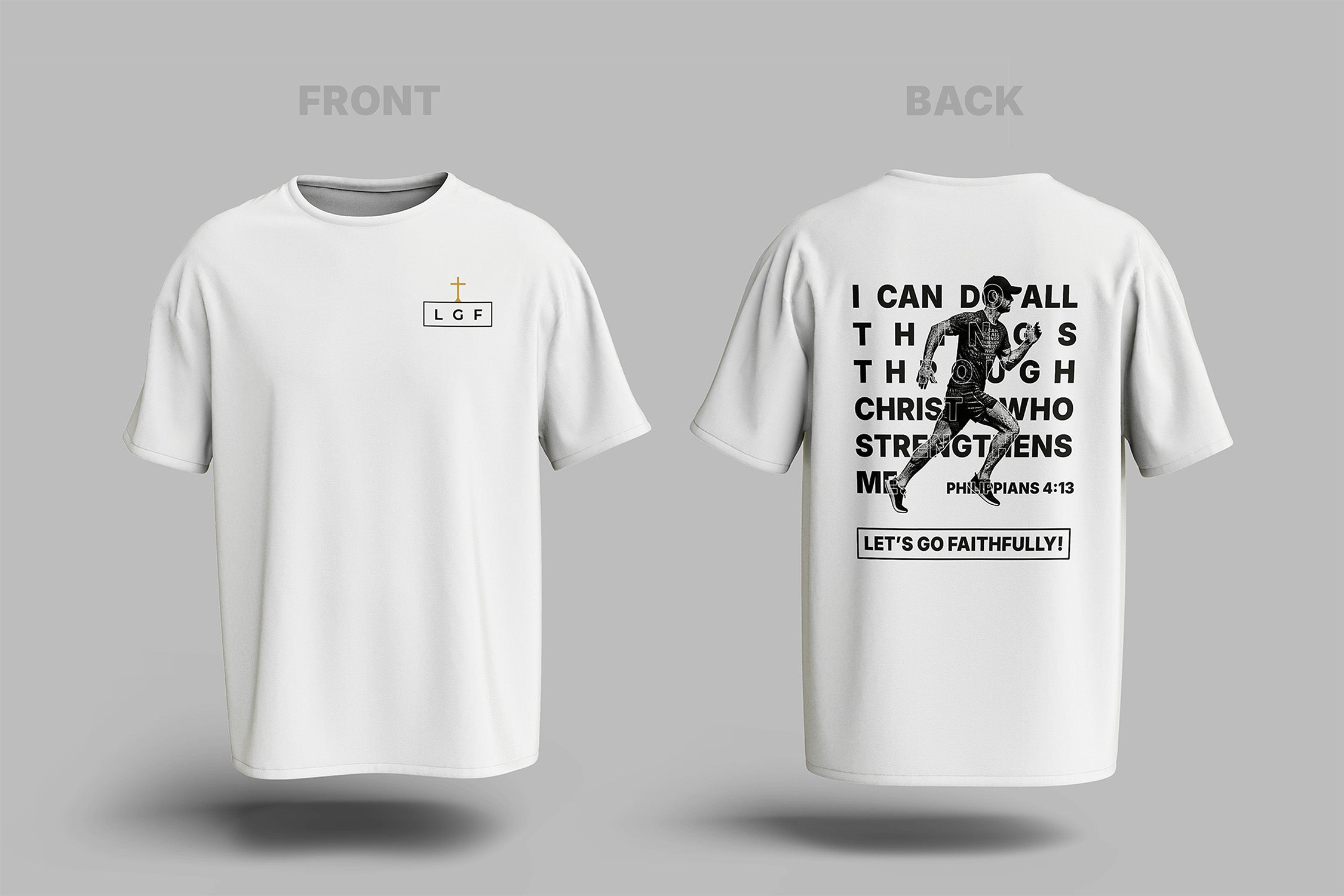 T-shirt Runner M Phil. 4:13