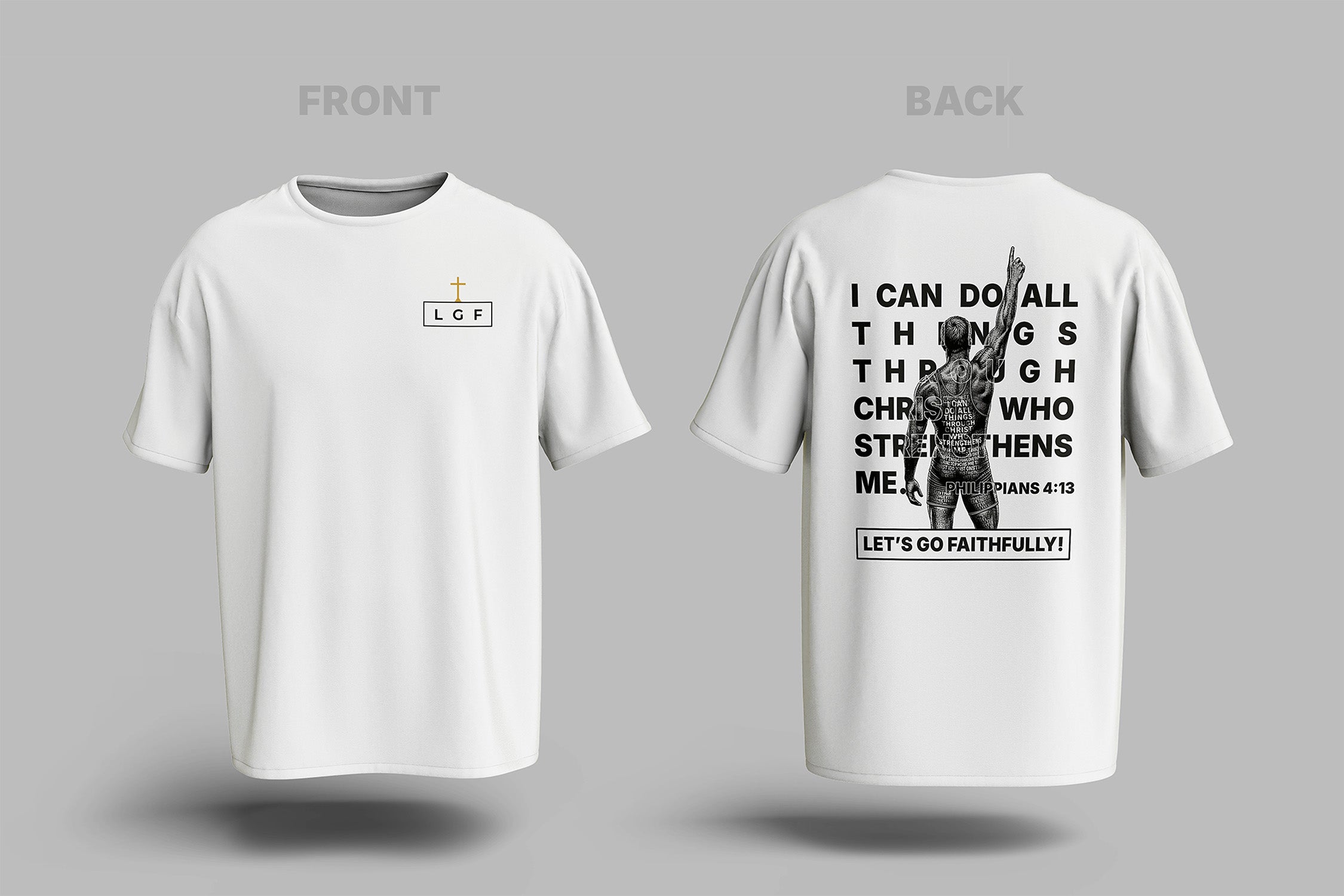 T-shirt Wrestler Phil. 4:13